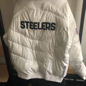 STEELERS winter down coat  discontinued